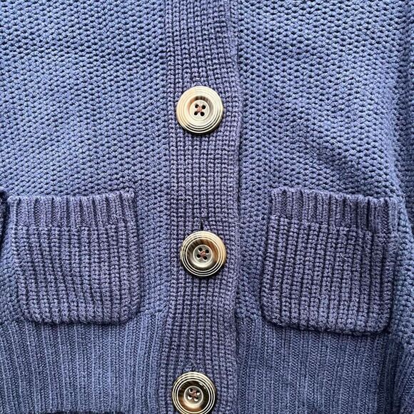 Y2K Aeropostale Bella Swan Elena Gilbert Chunky Knit Pocket Cardigan Sweater - Picture 5 of 6